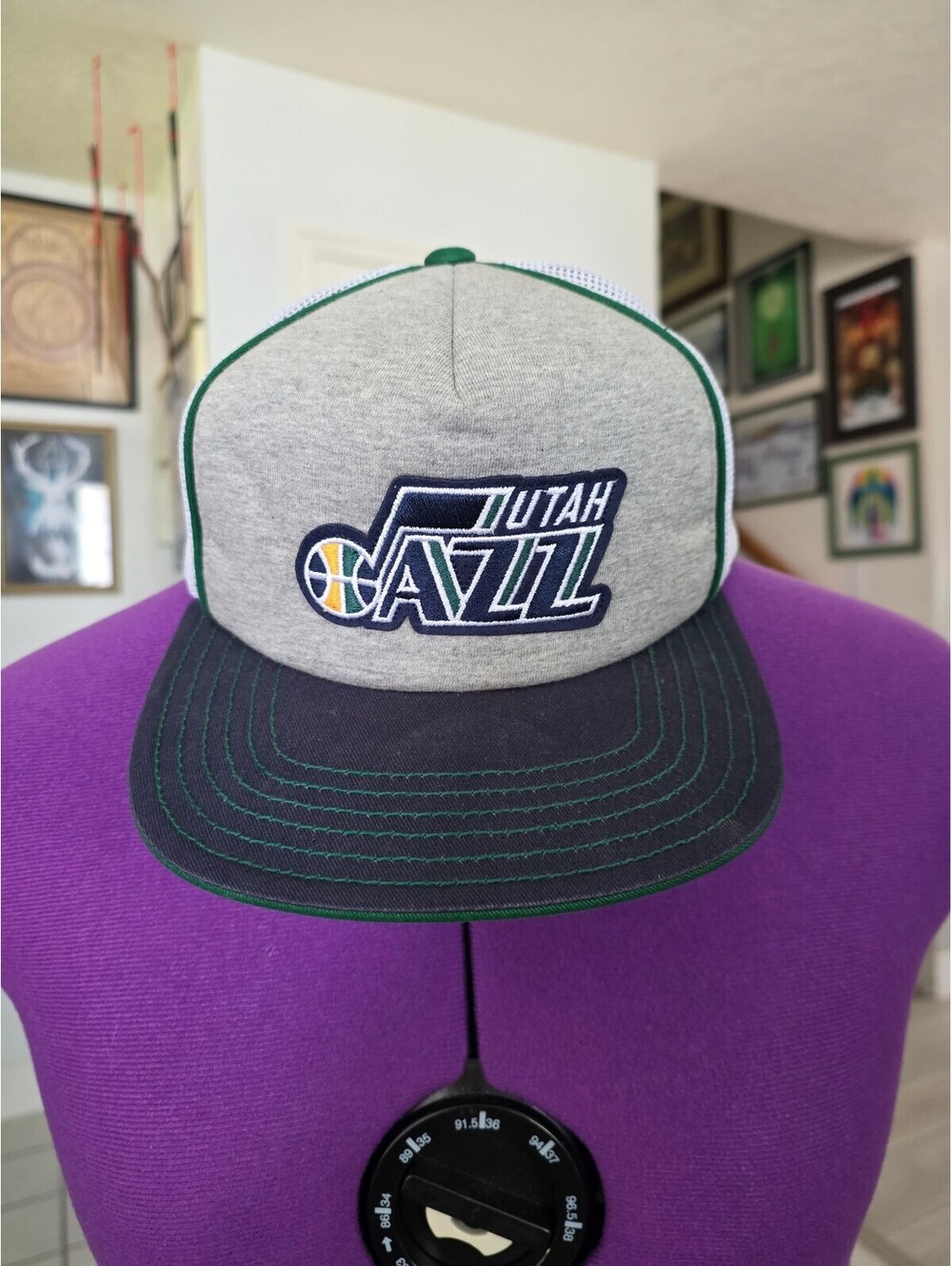 Utah Jazz NBA legacy collection YOUTH ball cap flat brimmed snapback